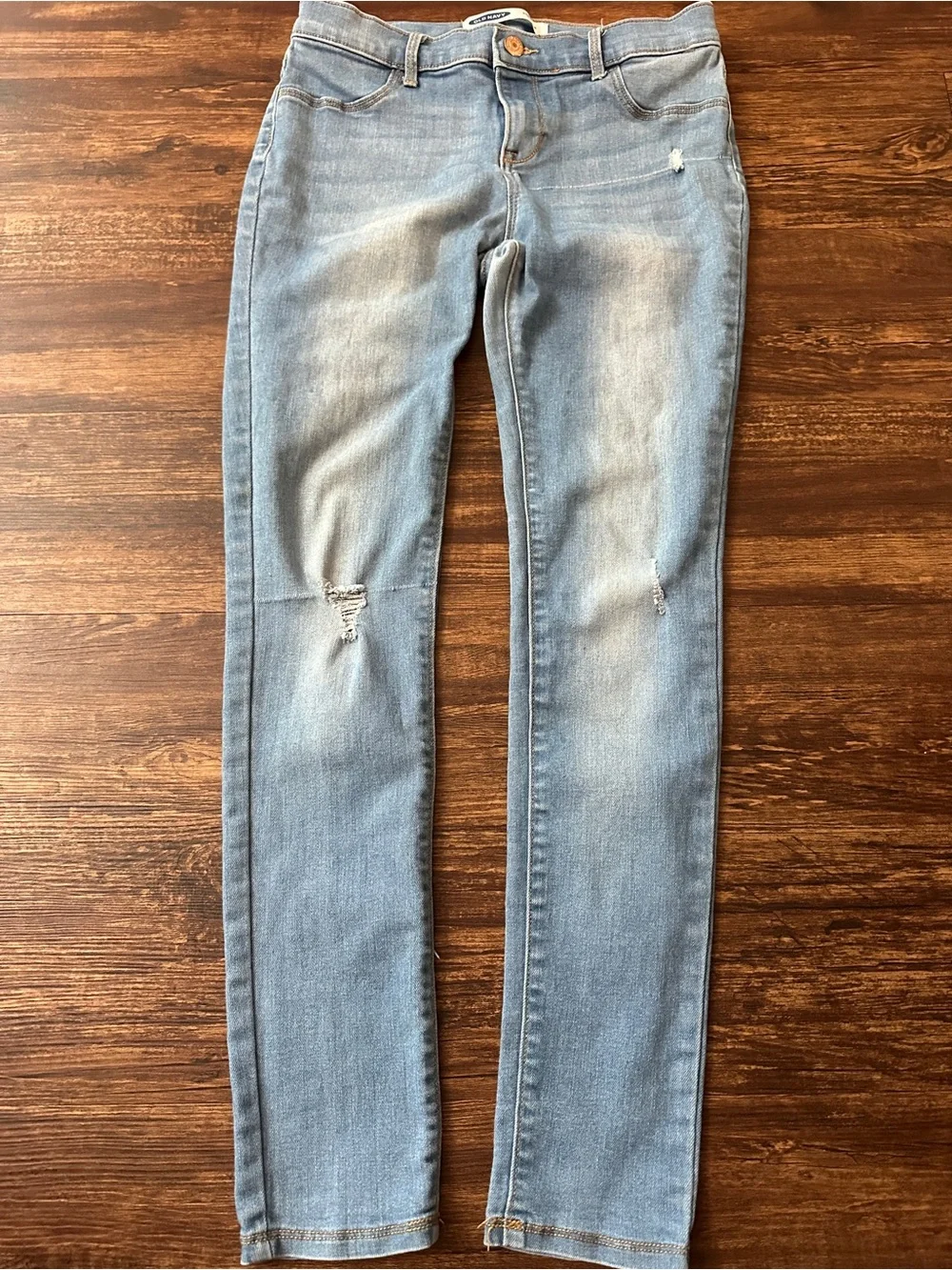 Old navy rockstar jegging 14 light wash jeans
